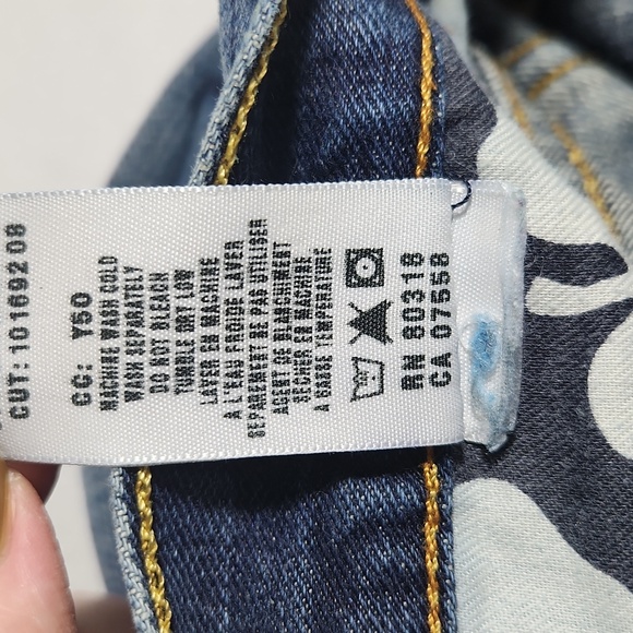 Lucky Brand Jeans Wide Leg Worn Size 30 - Picture 16 of 16